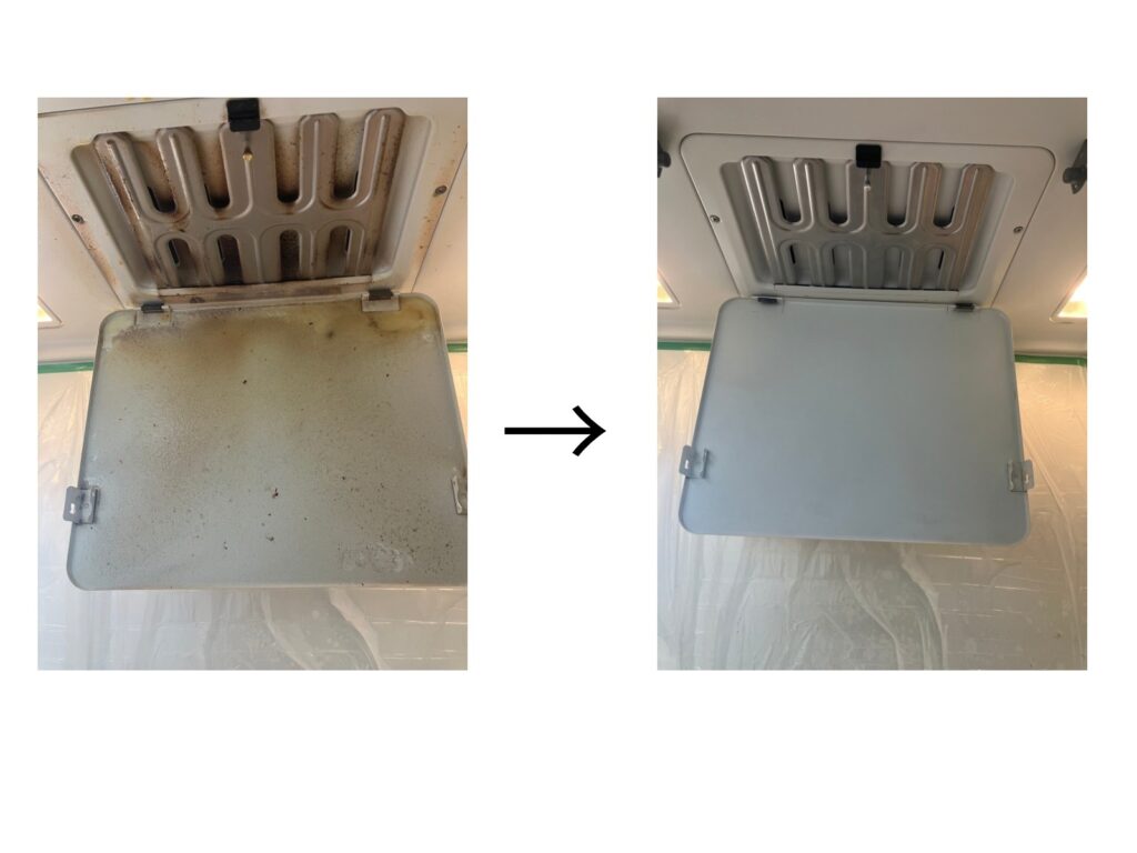 換気扇ファン内部 ビフォーアフター